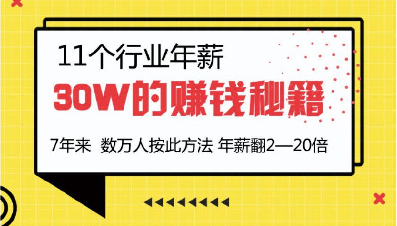 上市公司老板：教你11个行业年薪30万  1.01M